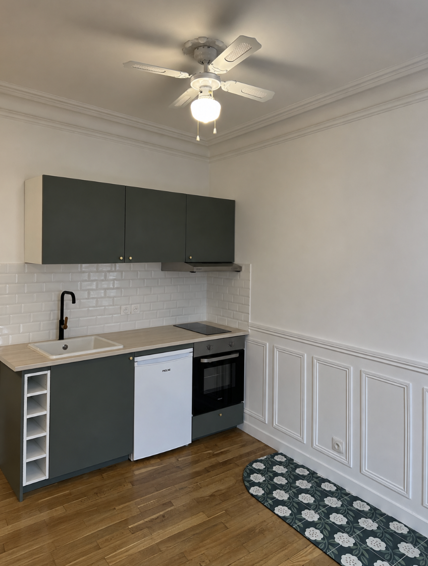 Appartement haussmannien — Paris 19ᵉ